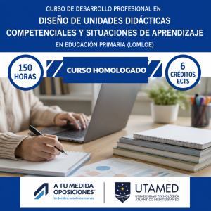 Curso de Desarrollo Profesional en Diseño de Unidades Didácticas Competenciales y Situaciones de Aprendizaje en Educación Primaria (LOMLOE)