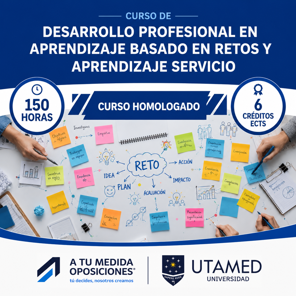 Curso de Desarrollo Profesional en Aprendizaje Basado en Retos y Aprendizaje Servicio